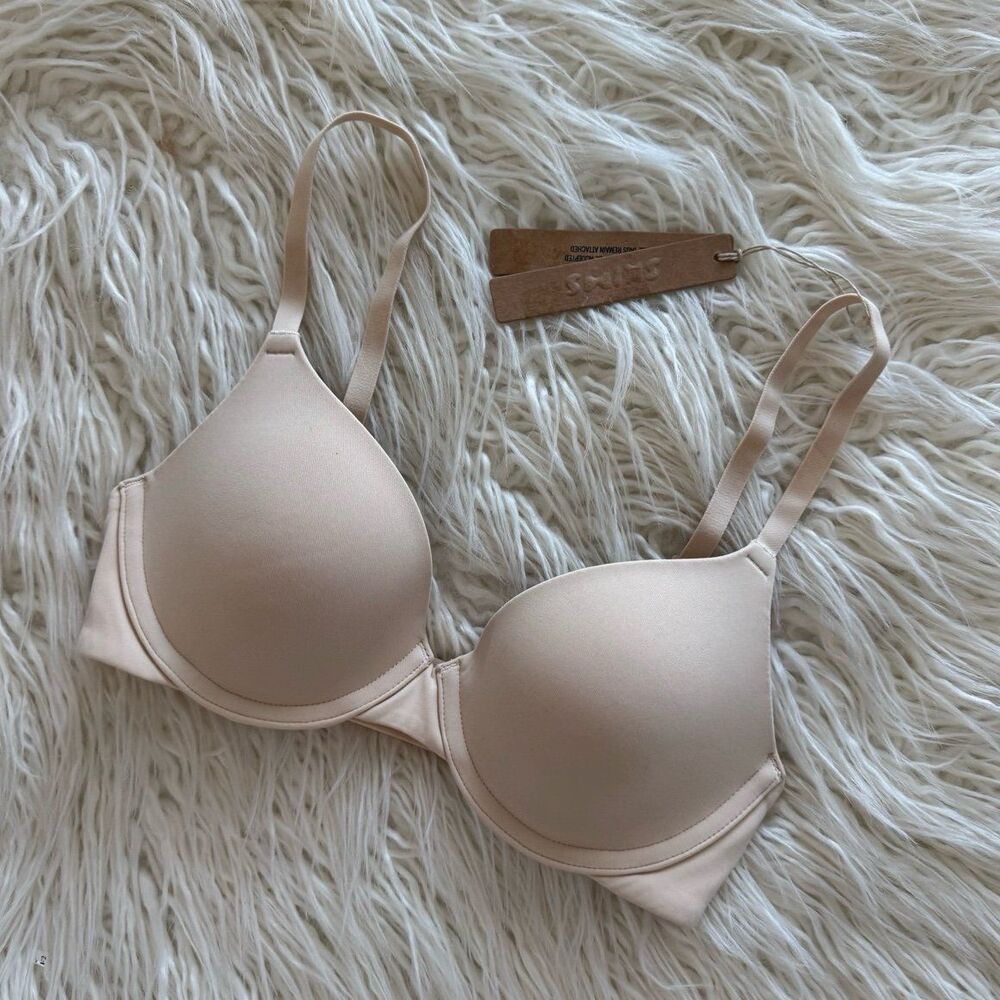 Skims Fits Everybody T-shirt Bra Sand Size 30B - Picture 4 of 7